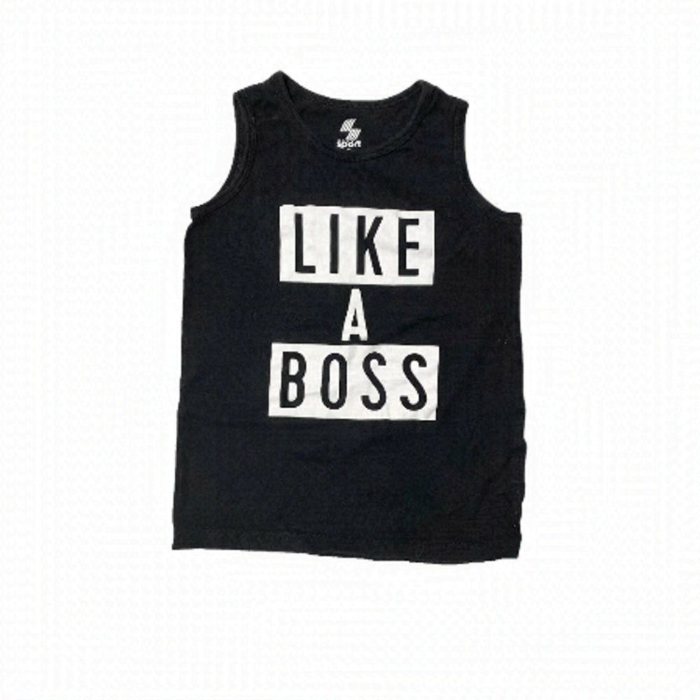 Children's Place Sport Like A Boss Tank Top Black
